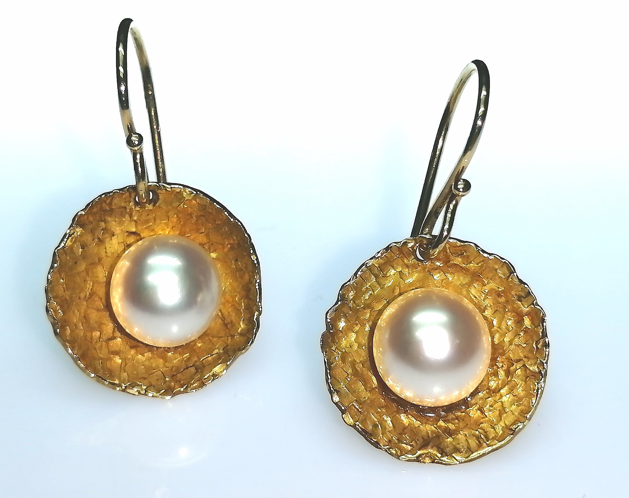 Orecchini oro e perle monachella 