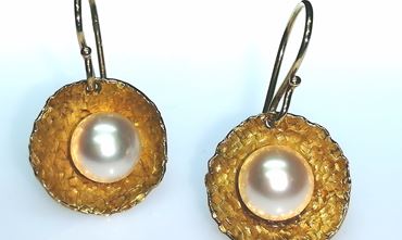 Orecchini oro e perle monachella O50225/27